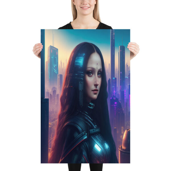 M0N4 L1SA - Photo paper poster