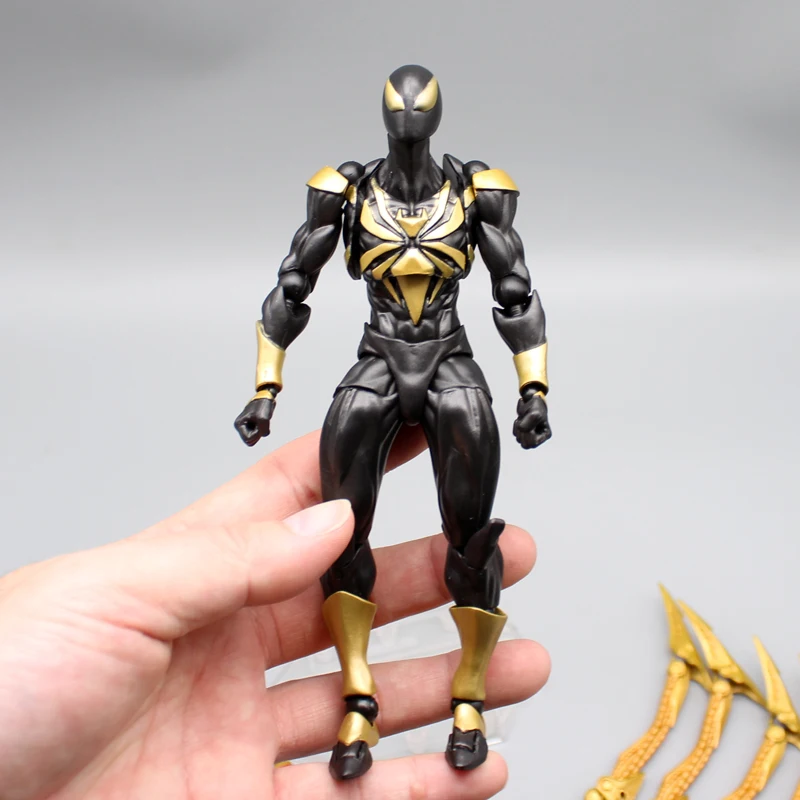 2024 Kaiyodo Iron Spider Amazing Yamaguchi Spider-Man Collectible Action Figure