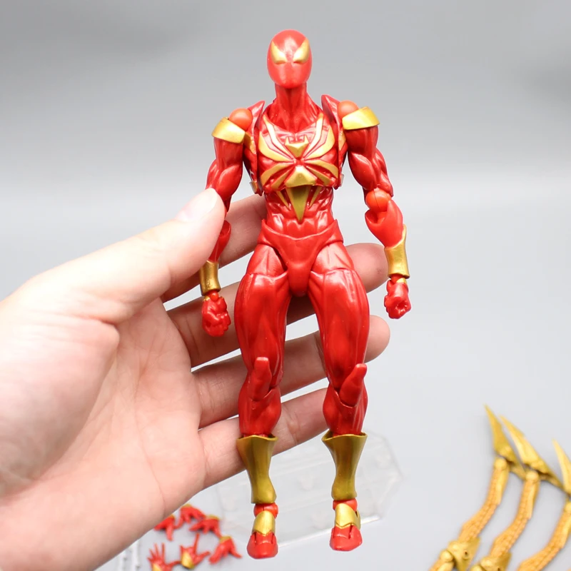 2024 Kaiyodo Iron Spider Amazing Yamaguchi Spider-Man Collectible Action Figure