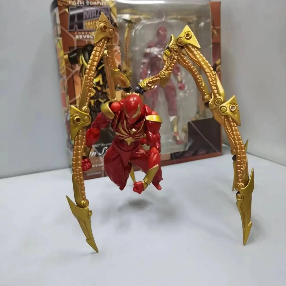 2024 Kaiyodo Iron Spider Amazing Yamaguchi Spider-Man Collectible Action Figure