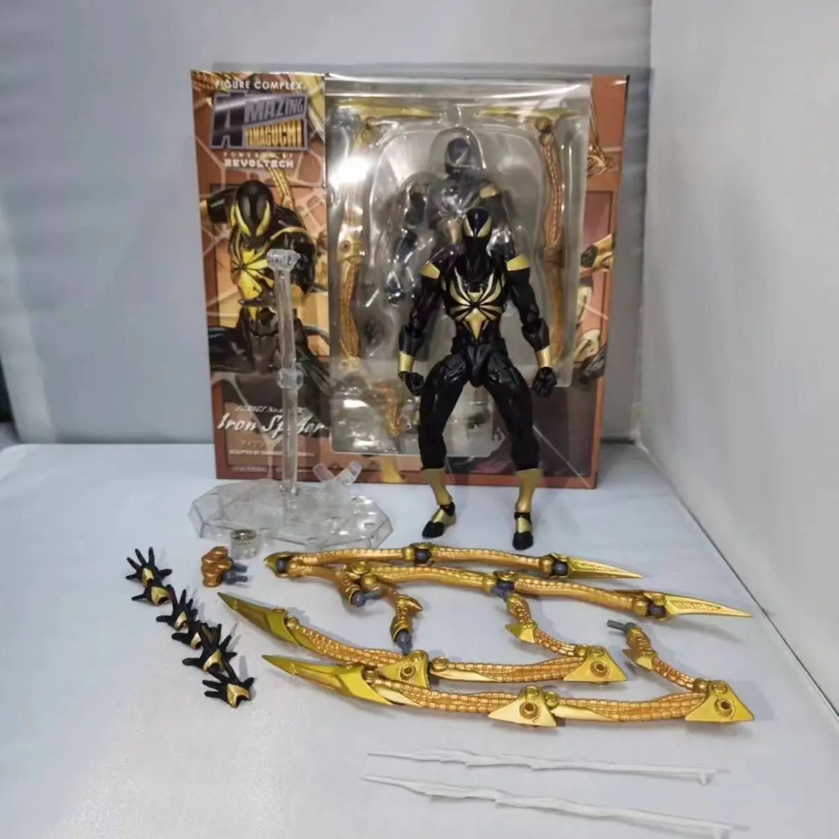 2024 Kaiyodo Iron Spider Amazing Yamaguchi Spider-Man Collectible Action Figure