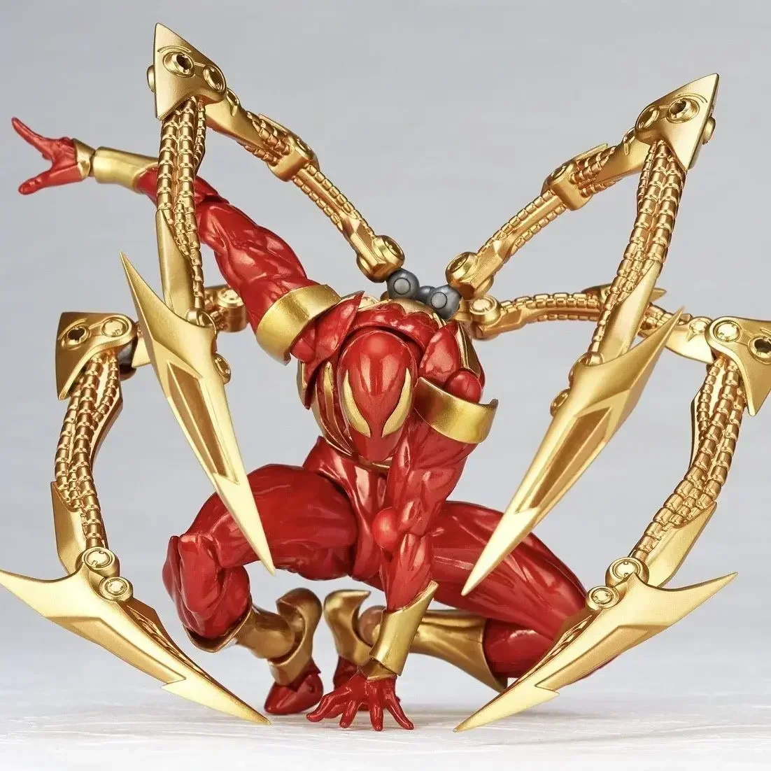 2024 Kaiyodo Iron Spider Amazing Yamaguchi Spider-Man Collectible Action Figure